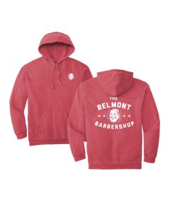 Belmont Smiley Guy Sweatshirt - Crimson